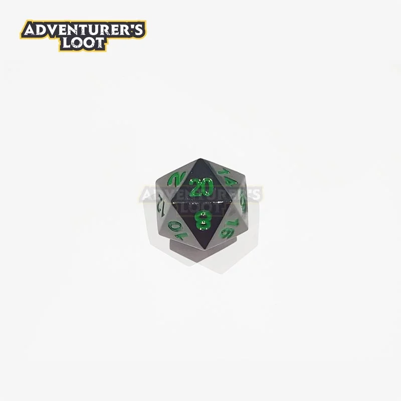 metal-dice-black-nickel-green-dice-d20