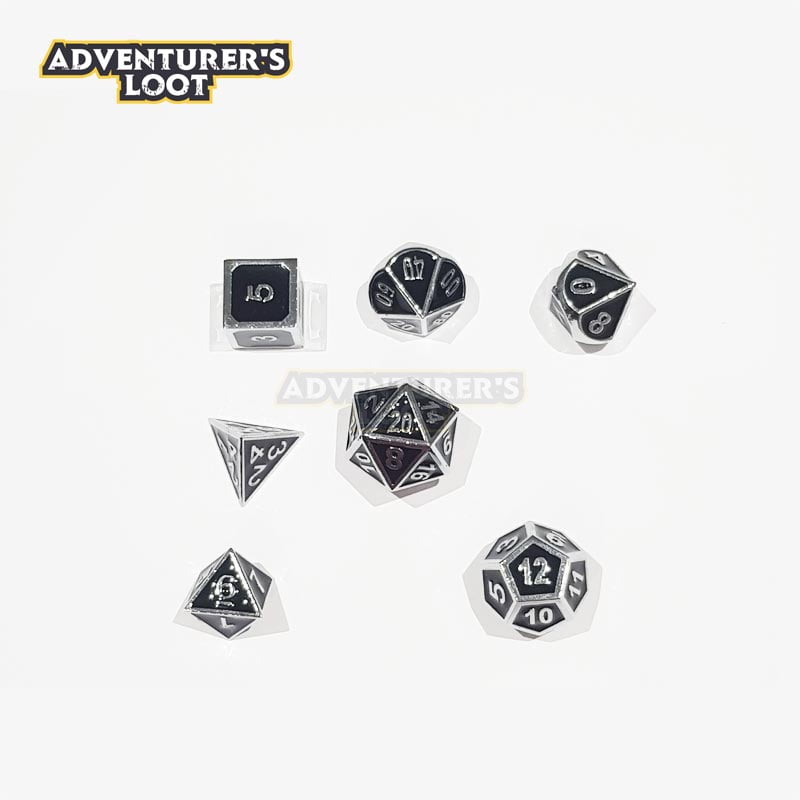metal-dice-chrome-black-dice-set