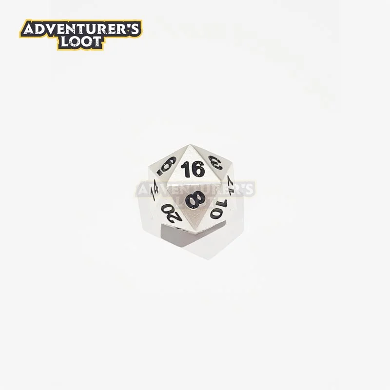 metal-dice-pearl-silver-dice-d20