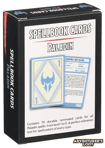 Spellbook Cards Paladin Deck Back