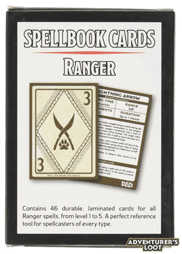 Spellbook Cards Ranger Deck Back